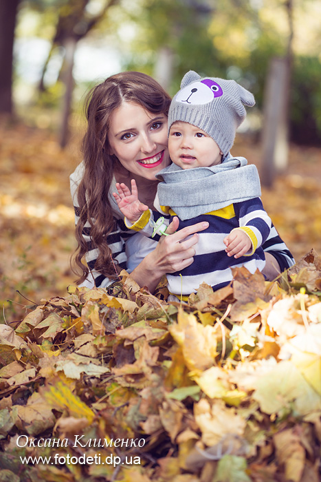Семейная и детская фотосессия на природе осенью, Днепропетровск, семейная фотосъемка на улице, осень, осенняя фотосессия